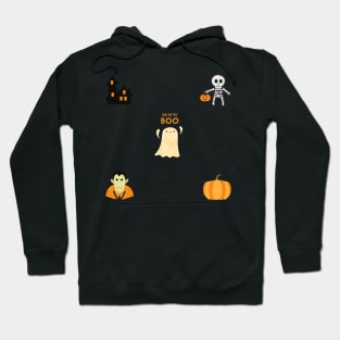 Cute Halloween Design Sticker Pack Hoodie